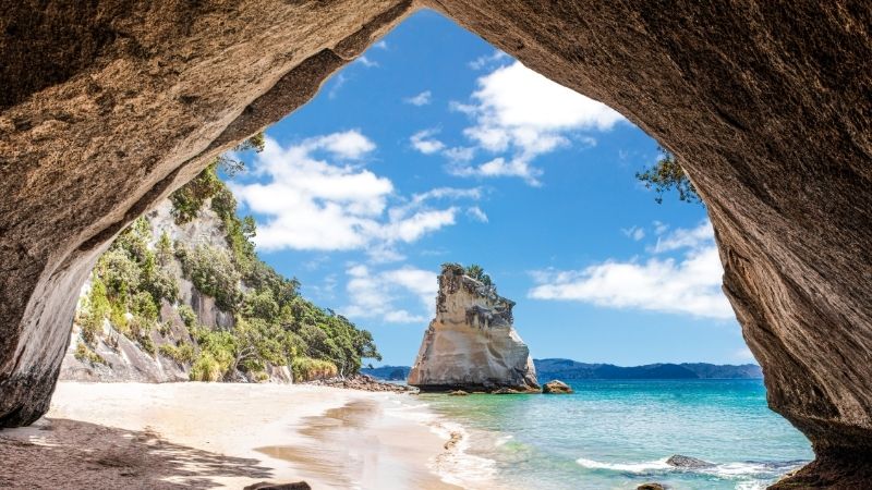 Pictures at Cathedral Cove